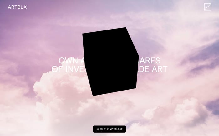 Artblx website preview