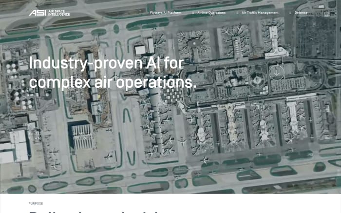 Air Space Intelligence website preview