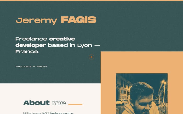 Jeremy Fagis website preview