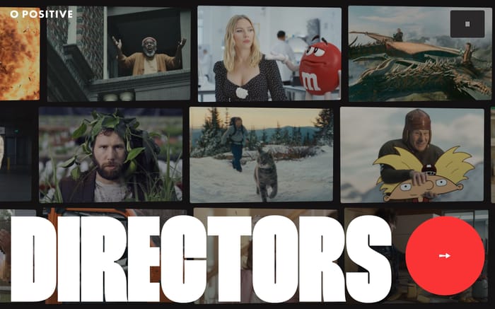 O Positive Films website preview