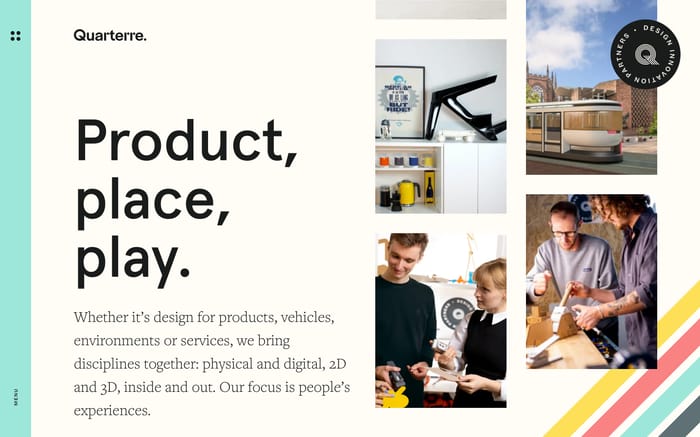 Quarterre website preview