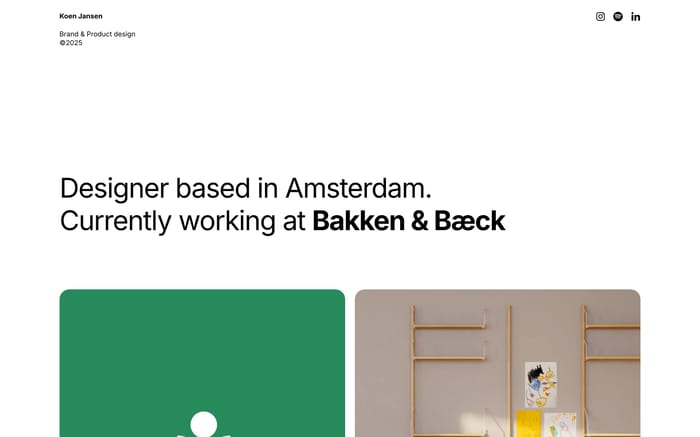Koen Jansen website preview
