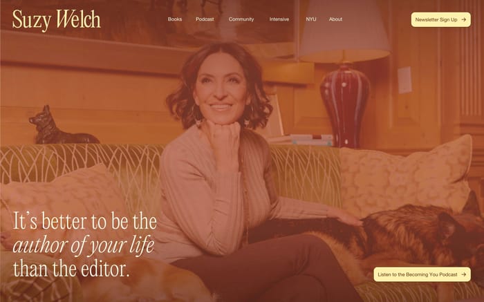 Suzy Welch website preview