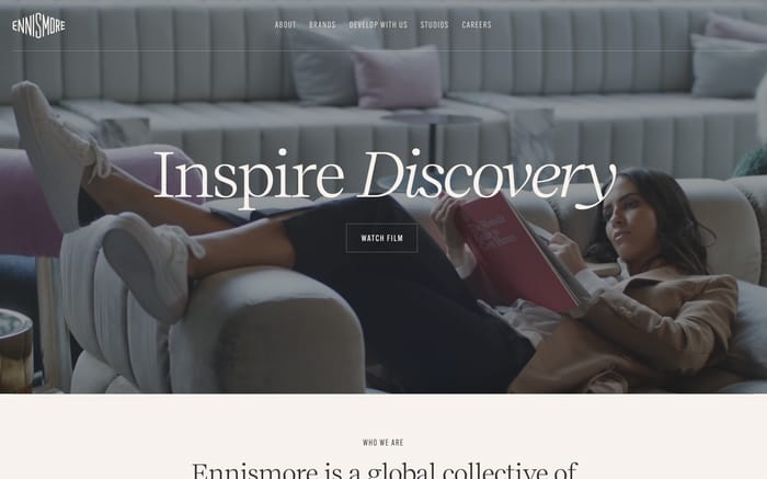 Ennismore website preview