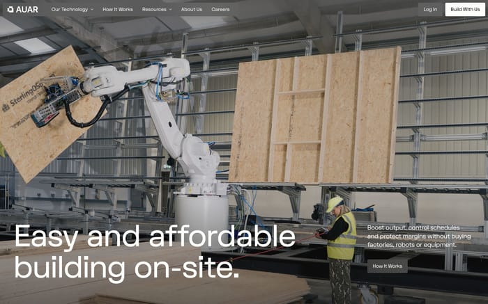 Automated Architecture website preview