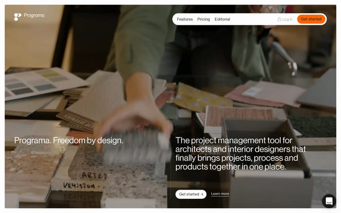 Programa website preview