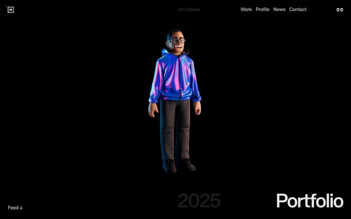 Jon Howell website preview