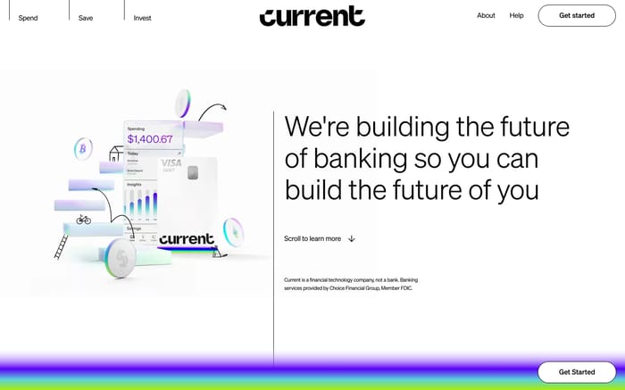 Current website preview
