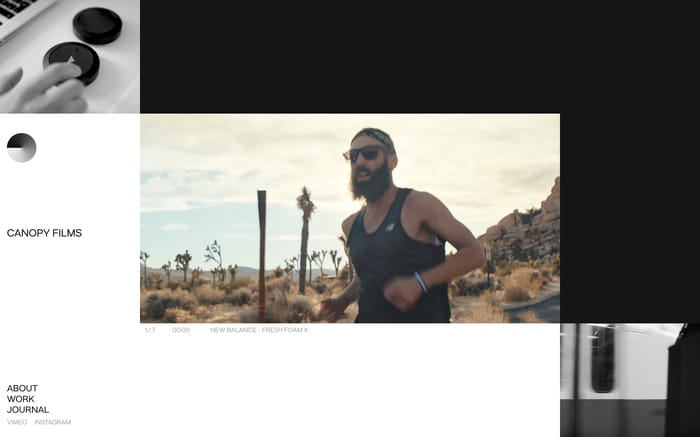 Canopy Films website preview
