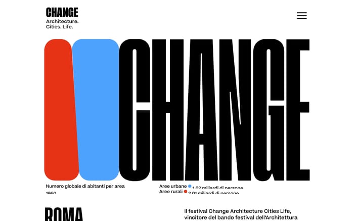 Change Festival website preview