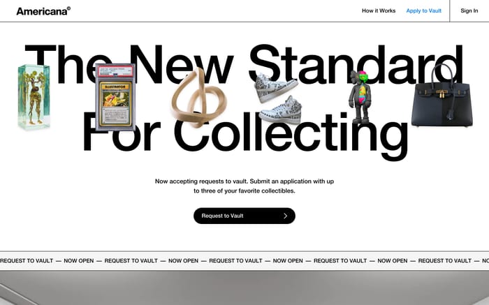 Americana website preview