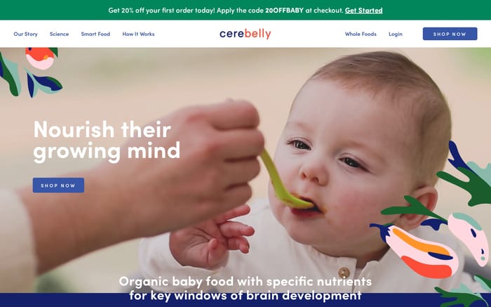 Cerebelly website preview