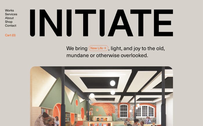 Initiate Architecture website preview