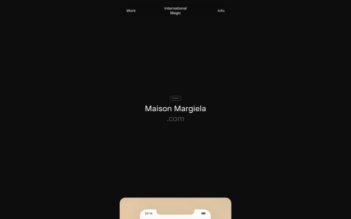 International Magic website preview