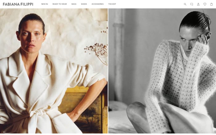 Fabiana Filippi website preview