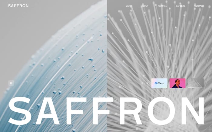 Saffron Brand Consultants website preview