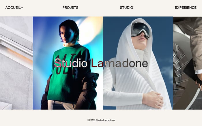 Studio Lamadone website preview