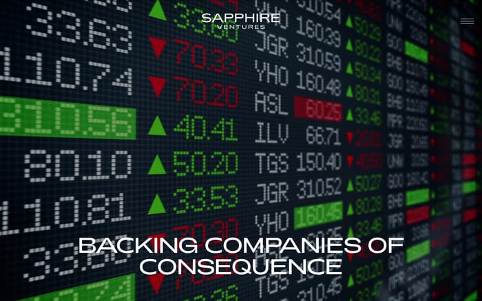 Sapphire Ventures website preview