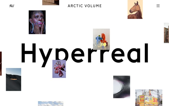 Arctic Volume Surface website preview