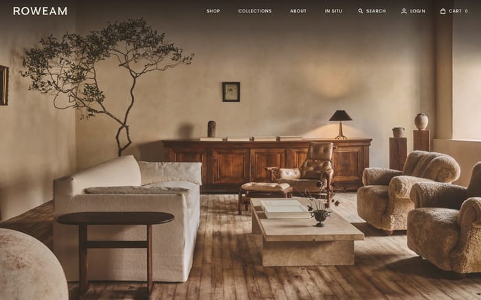 Roweam website preview