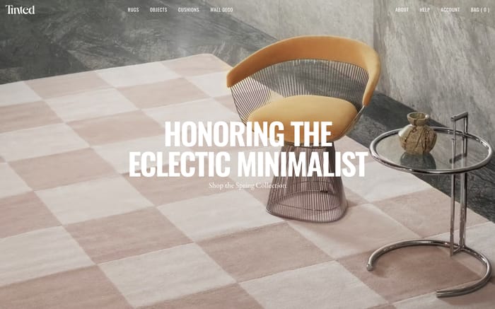 Tinted website preview
