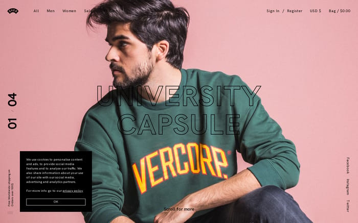 Over website preview