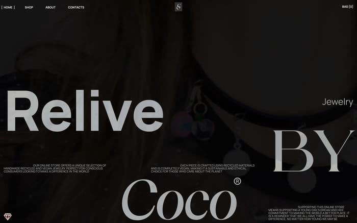 Relive by Coco website preview