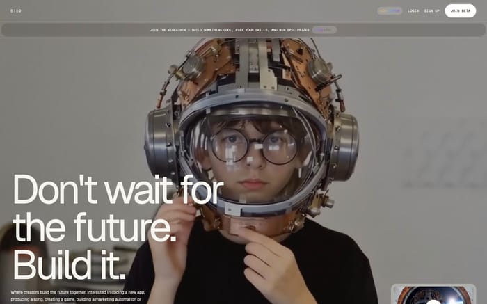 B150 website preview