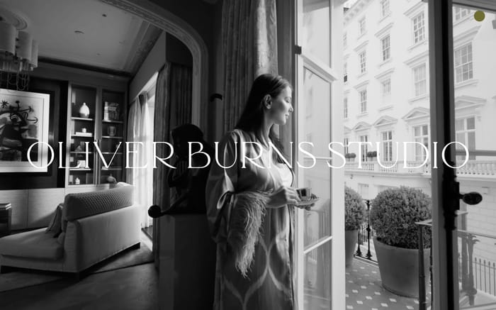 Oliver Burns Studio website preview