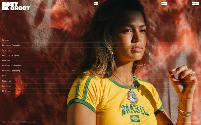 Roxy de Groot website preview