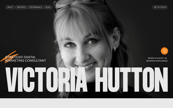 Victoria Hutton website preview