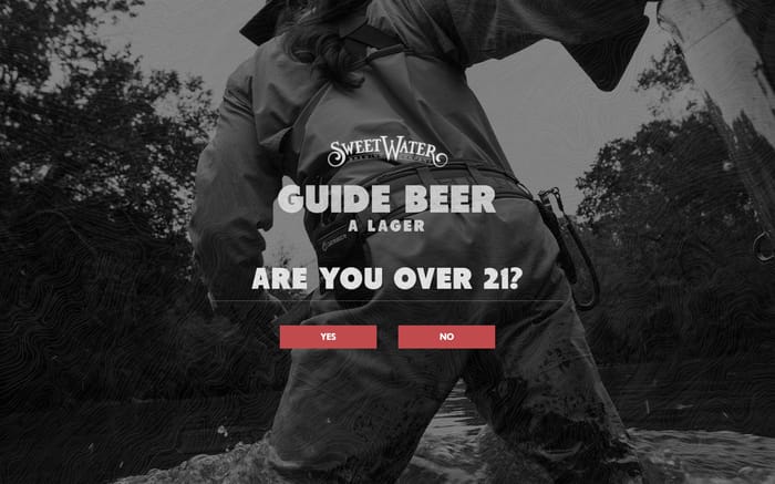 Guide beer website preview
