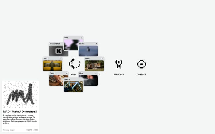 Mad website preview