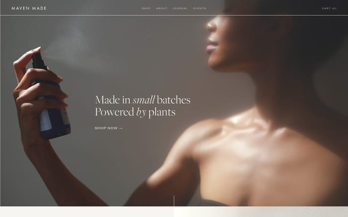 Maven Made website preview