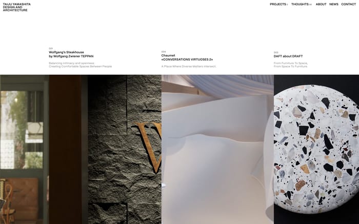 Taiju Yamashita website preview