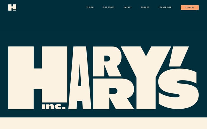 Harry's Inc website preview