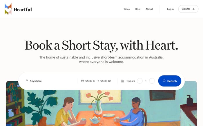 Heartful website preview