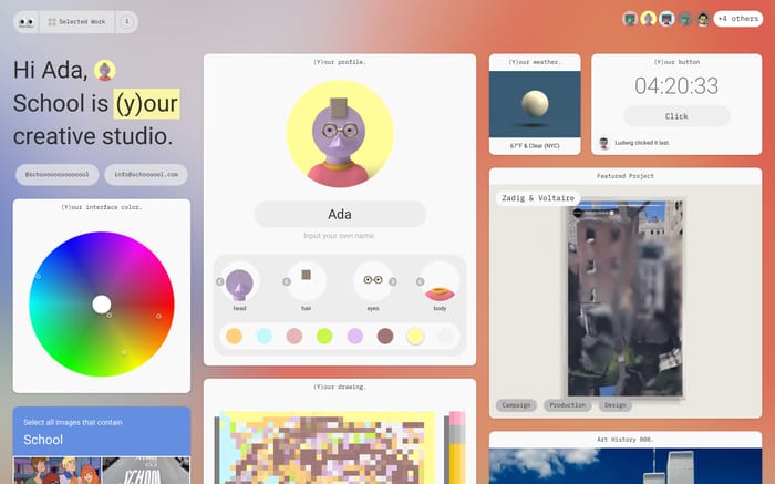 School website preview