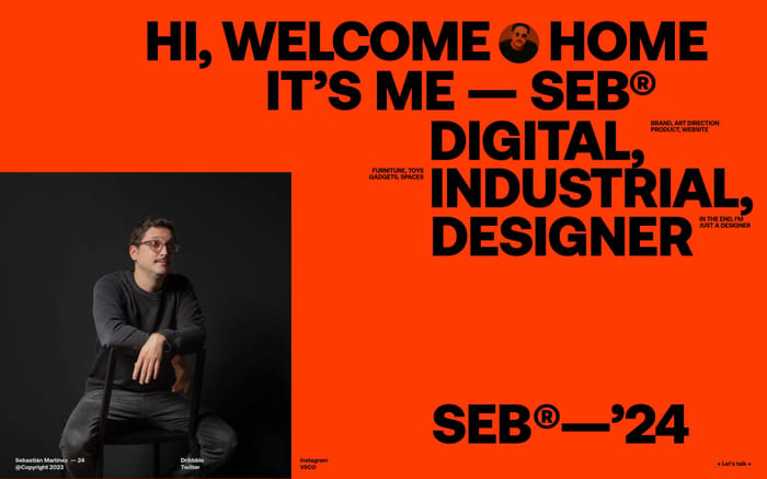 Sebastián Martínez website preview