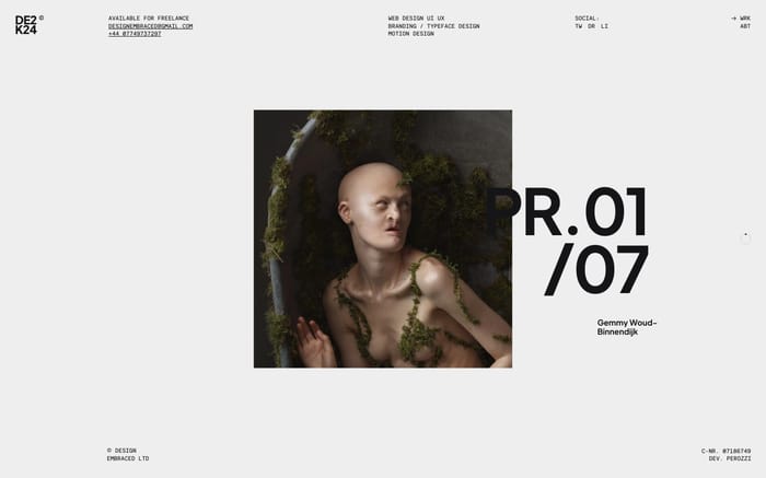 Design Embraced website preview
