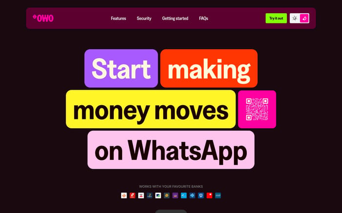 Owo website preview