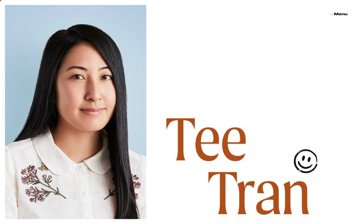 Tee Tran website preview