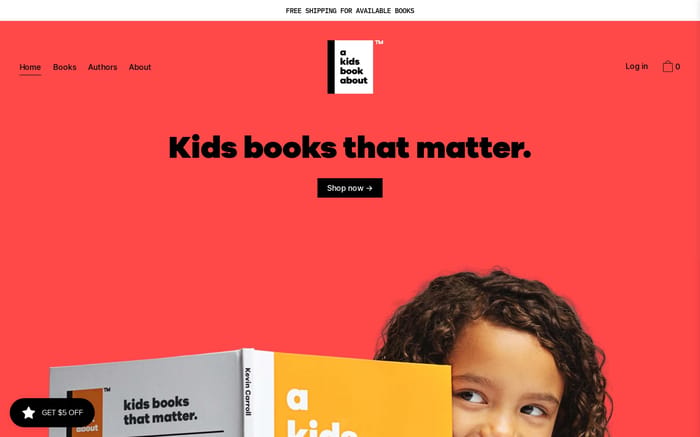 A Kids Book About website preview