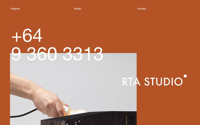 RTA Studio website preview