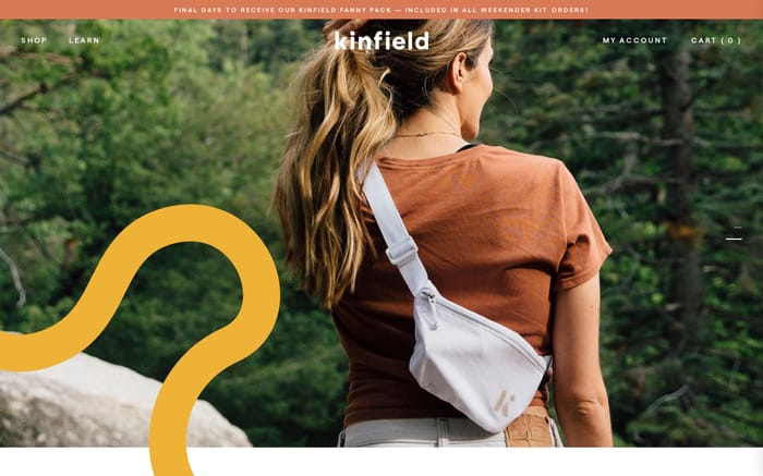 Kinfield website preview