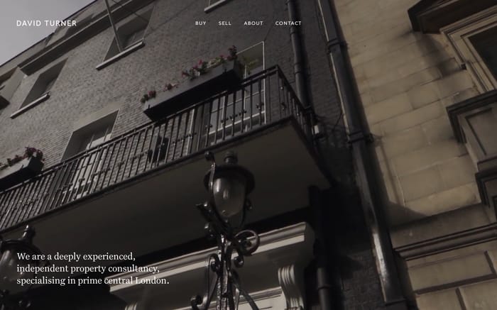 David Turner  website preview