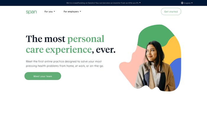 Span website preview