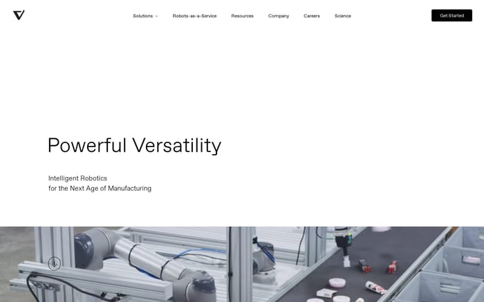 Vicarious website preview