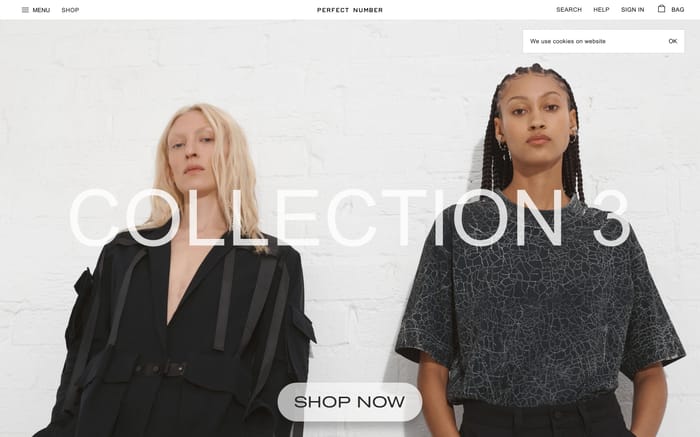 Perfect Number website preview