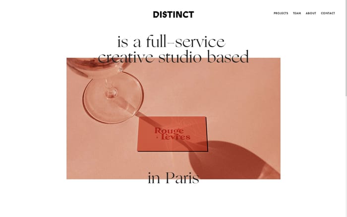 Distinct website preview
